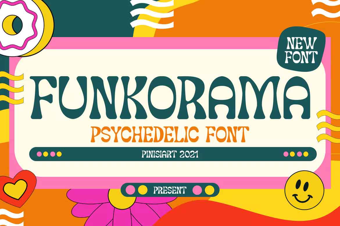 Funkorama Font preview